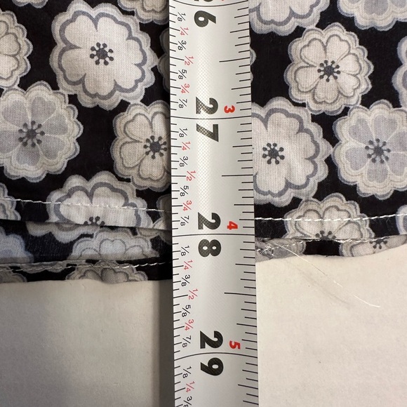 Ted Baker Men's Shirt Size 3 (M) Black Floral Print Long Sleeve Cotton Button Up - Picture 8 of 8